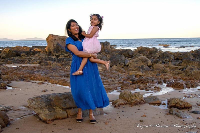Mother and child — headland